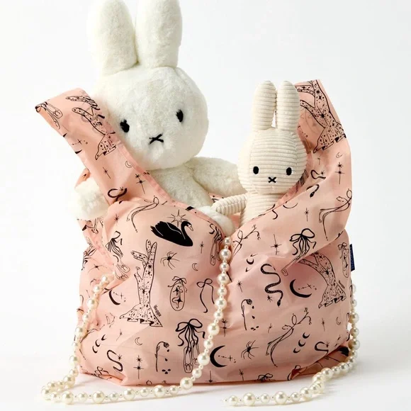 BAGGU Packable Reusable Bag- Ballet Icons - Picture 5 of 5